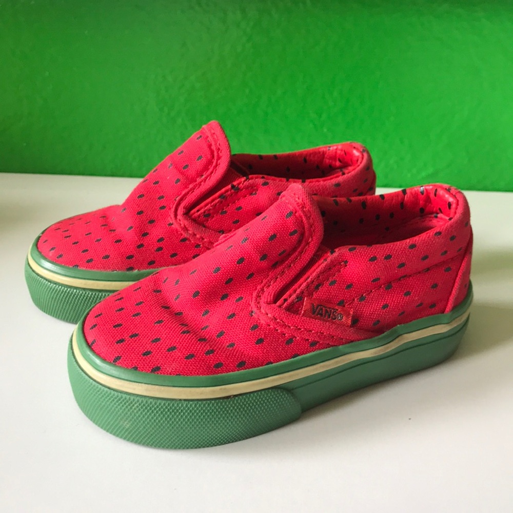 Vans limited edition Watermelon toddler size 4